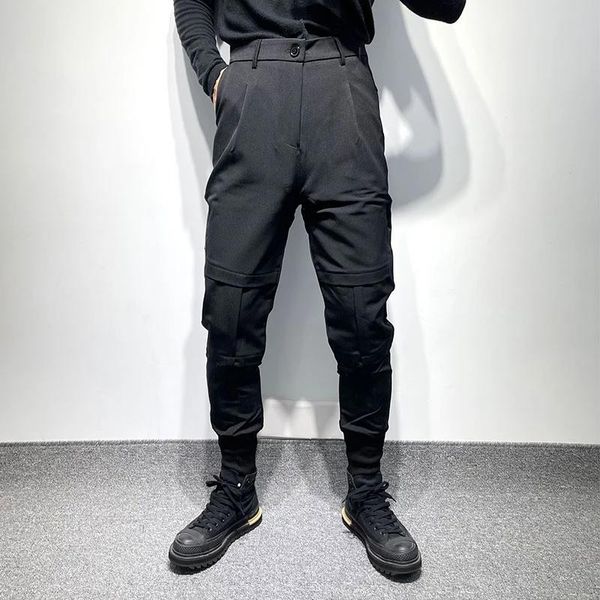 men's pants multi-functional work clothes loose tight with slightly stitched autumn large simple haran, Black
men's pants multi-functional work clothes loose tight with slightly stitched autumn large simple haran, Black