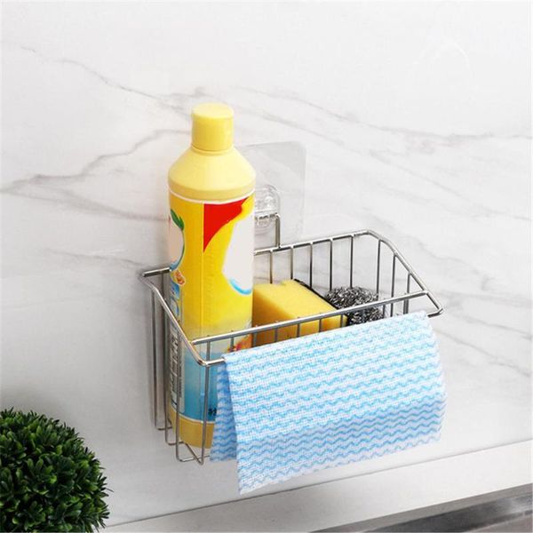 stainless steel wall hanging sink storage holder for bathroom kitchen dish cloth drain dry towel rack organizer shelf hooks & rails
stainless steel wall hanging sink storage holder for bathroom kitchen dish cloth drain dry towel rack organizer shelf hooks & rails