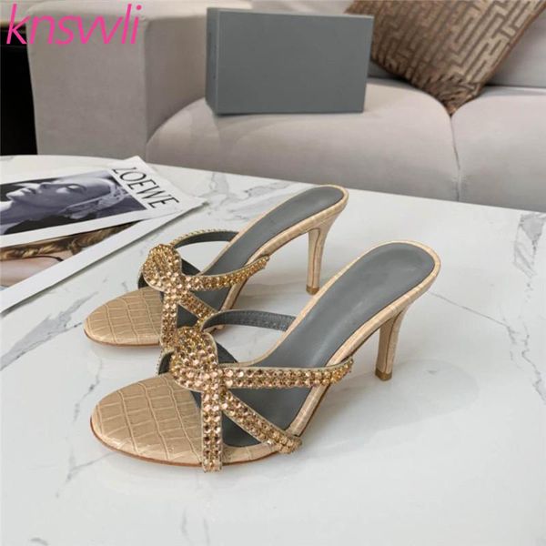high heels women slippers rhinestone gladiator sandals woman mules summer designer crystal slides party shoes for, Black
high heels women slippers rhinestone gladiator sandals woman mules summer designer crystal slides party shoes for, Black