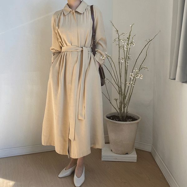 dresses spring autumn fashion female long sleeve vintage solid shirt with belted women casual loose wrap 6bgg mvpr, Black;gray
dresses spring autumn fashion female long sleeve vintage solid shirt with belted women casual loose wrap 6bgg mvpr, Black;gray