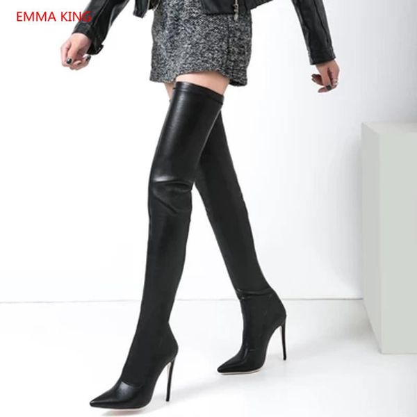 autumn women winter boots high heels fashion ladies over the knee leather long stilettos black thigh booties
autumn women winter boots high heels fashion ladies over the knee leather long stilettos black thigh booties