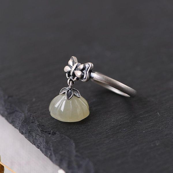 cluster rings fnj 925 silver ring for women jewelry 100% original pure s925 sterling knot natural hetian jade lotus, Golden;silver
cluster rings fnj 925 silver ring for women jewelry 100% original pure s925 sterling knot natural hetian jade lotus, Golden;silver