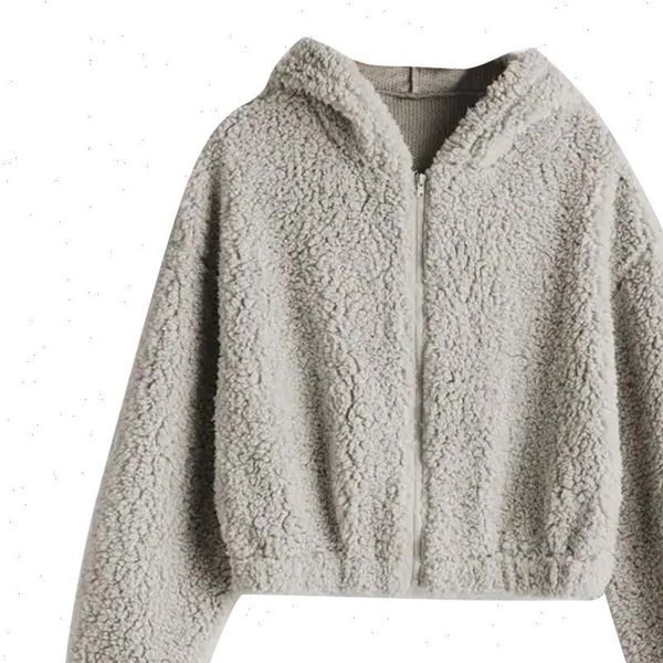 fashion plus size solid women hoodie zipper long sleeve fluffy plush sweatershirt cjh, Black
fashion plus size solid women hoodie zipper long sleeve fluffy plush sweatershirt cjh, Black