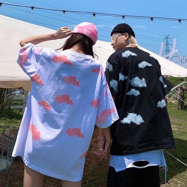 women's t-shirt men and women summer korean version 2021 dark line loose mid-length design couple short-sleeved shirt harajuku, White
women's t-shirt men and women summer korean version 2021 dark line loose mid-length design couple short-sleeved shirt harajuku, White