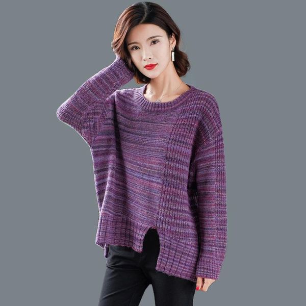 women's sweaters 2021 autumn and winter women casual loose pullovers fashion knitted o-neck sweater, White;black
women's sweaters 2021 autumn and winter women casual loose pullovers fashion knitted o-neck sweater, White;black