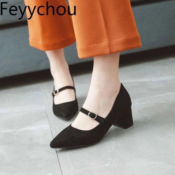women pumps shoes med heel flock pointed toe buckle strap 2021 summer sweet fashion casual wedding office dress black gray
women pumps shoes med heel flock pointed toe buckle strap 2021 summer sweet fashion casual wedding office dress black gray