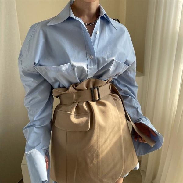 women's blouses & shirts women loose ol blussa 2021 casual autumn female solid turn-dpwn collar tees workwear office lady s209, White
women's blouses & shirts women loose ol blussa 2021 casual autumn female solid turn-dpwn collar tees workwear office lady s209, White