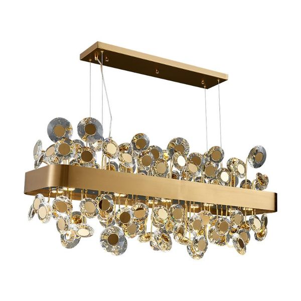 luxury crystal chandelier for dining room gold/black led cristal lamp lighting design rectangle kitchen island light fixture chandeliers
luxury crystal chandelier for dining room gold/black led cristal lamp lighting design rectangle kitchen island light fixture chandeliers