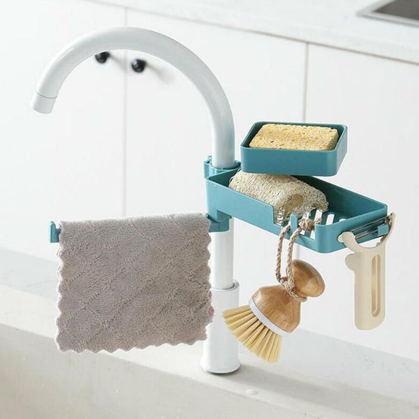 hooks & rails three in one faucet rack layer clip sink hanging storage holder kitchen shelf drain bathroom towel organizer
hooks & rails three in one faucet rack layer clip sink hanging storage holder kitchen shelf drain bathroom towel organizer