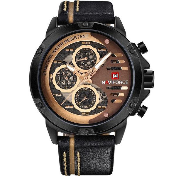 wristwatches naviforce fashion watches for men military sport man watch leather waterproof date male clock relogio masculino, Slivery;brown
wristwatches naviforce fashion watches for men military sport man watch leather waterproof date male clock relogio masculino, Slivery;brown