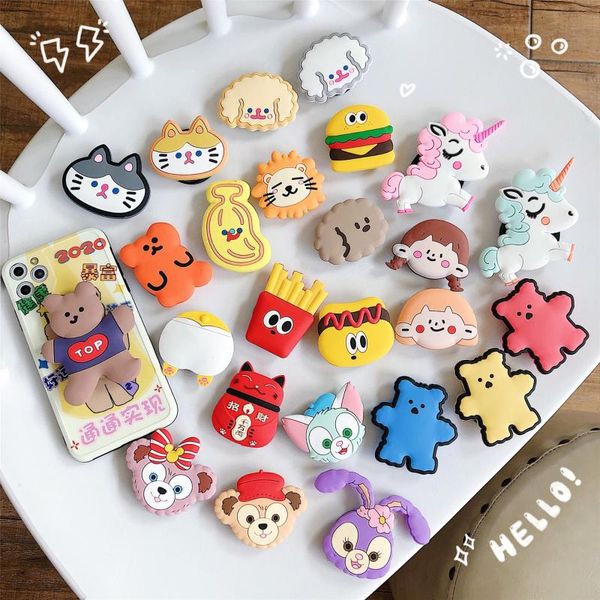 korean style cartoon silicone mobile phone holder folding retractable personalized creative women's stand cell mounts & holders
korean style cartoon silicone mobile phone holder folding retractable personalized creative women's stand cell mounts & holders