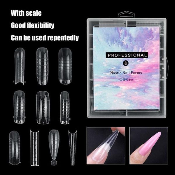 nail art decorations 120pcs/set extension tip graduated extending transparent quick building mold tips for manicure, Silver;gold
nail art decorations 120pcs/set extension tip graduated extending transparent quick building mold tips for manicure, Silver;gold