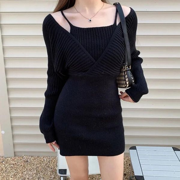 casual dresses hstar strapless women knitted solid dress long sleeve patchwork stretchy bodycon mini lady one-piece vestidos 2021, Black;gray
casual dresses hstar strapless women knitted solid dress long sleeve patchwork stretchy bodycon mini lady one-piece vestidos 2021, Black;gray