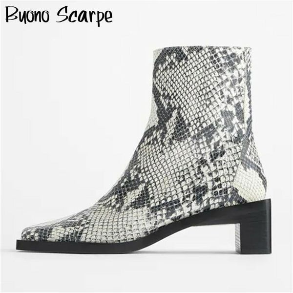 boots snake pattern heels square toe ankle animal print chunky heel boats mujer designer leather booties zipper punk shoes1, Black
boots snake pattern heels square toe ankle animal print chunky heel boats mujer designer leather booties zipper punk shoes1, Black