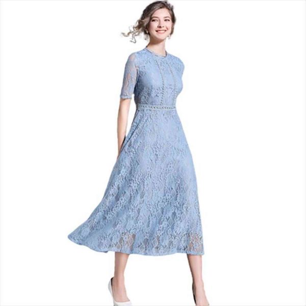 lace long summer women dresses high waist short sleeve midi womens fashion casual blue vintage vestidos de fiesta, Black;gray
lace long summer women dresses high waist short sleeve midi womens fashion casual blue vintage vestidos de fiesta, Black;gray