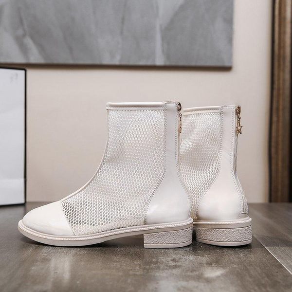 woman summer breathable ankle boots hollow out mesh wedges women's fashion shoes, Black
woman summer breathable ankle boots hollow out mesh wedges women's fashion shoes, Black