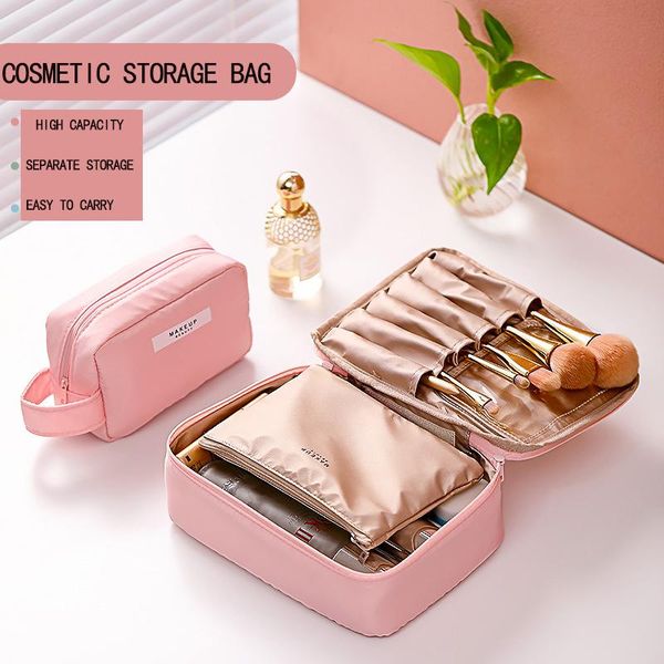 storage bags large-capacity waterproof makeup bag cosmetic wash portable travel women's organizer
storage bags large-capacity waterproof makeup bag cosmetic wash portable travel women's organizer