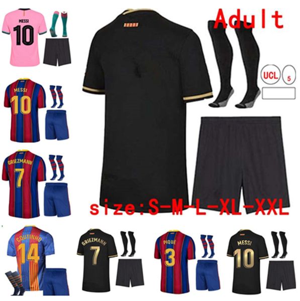 20-21soccer jersey piqué dest s.roberto pedri sergio ansu fati20^20 home away adult+kids kit socks football clothes, Black;yellow
20-21soccer jersey piqué dest s.roberto pedri sergio ansu fati20^20 home away adult+kids kit socks football clothes, Black;yellow