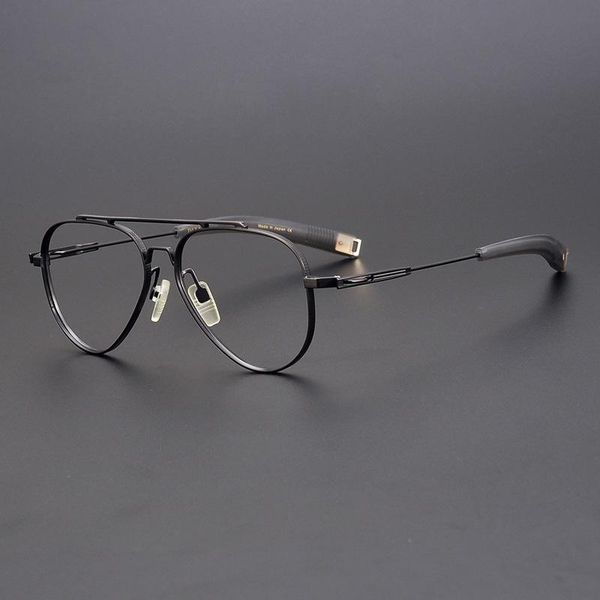 fashion sunglasses frames japanese handmade glasses pure titanium face can be paired with myopia dlx101 flat-beam clam, Black
fashion sunglasses frames japanese handmade glasses pure titanium face can be paired with myopia dlx101 flat-beam clam, Black