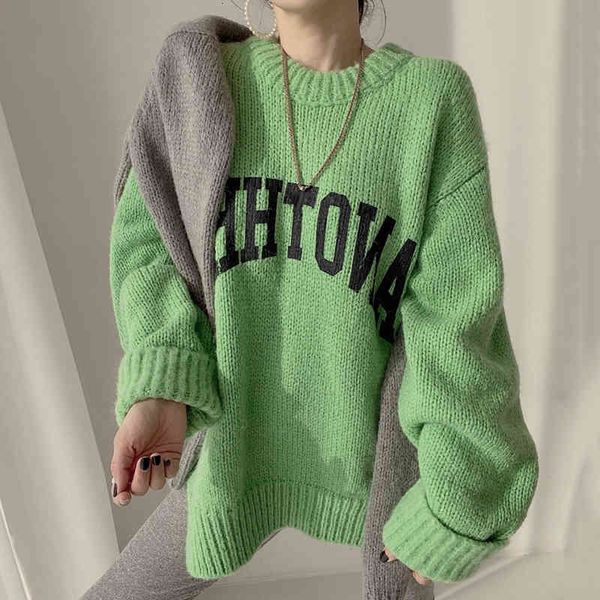 women's sweaters onalippa argyle sweater korean chic western candy color o neck letter printing pullover loose long-sleeved thick knitt, White;black
women's sweaters onalippa argyle sweater korean chic western candy color o neck letter printing pullover loose long-sleeved thick knitt, White;black