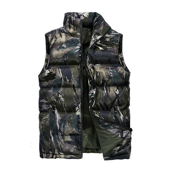 men's vests 2021 casual spring autumn vest men winter camouflage sleeveless jackets man fashion warm outwear, Black;white
men's vests 2021 casual spring autumn vest men winter camouflage sleeveless jackets man fashion warm outwear, Black;white