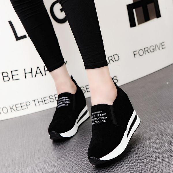 dress shoes flock increasing high heels lady casual black women sneakers leisure platform slip-on breathable height 4jl2
dress shoes flock increasing high heels lady casual black women sneakers leisure platform slip-on breathable height 4jl2