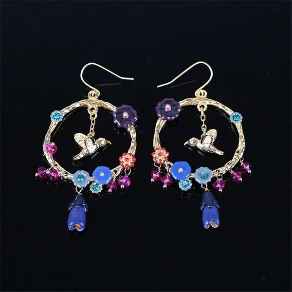hoop & huggie mori female ins tide niche golden bird earrings enamel glaze retro style purple lily of the valley ear hook, Golden;silver
hoop & huggie mori female ins tide niche golden bird earrings enamel glaze retro style purple lily of the valley ear hook, Golden;silver