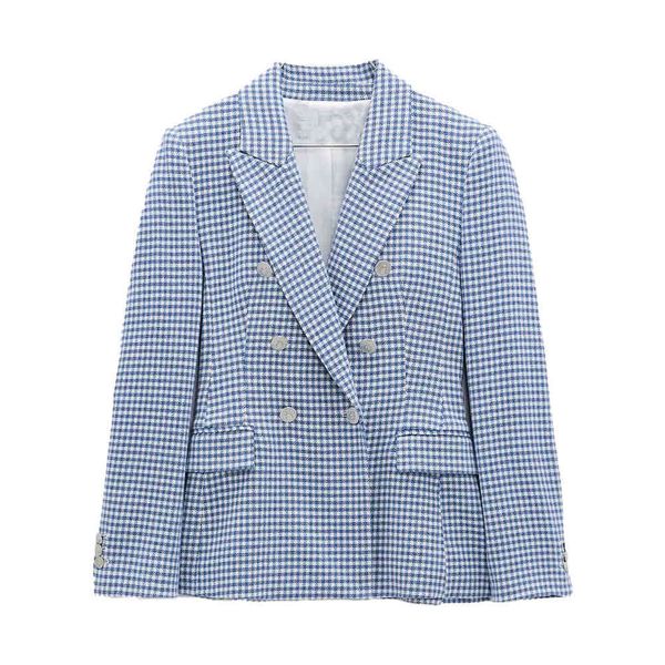 women's suits & blazers female blazer with small lapel, spring , long sleeve, slim, button pocket, check-out, casual h9q7, White;black
women's suits & blazers female blazer with small lapel, spring , long sleeve, slim, button pocket, check-out, casual h9q7, White;black