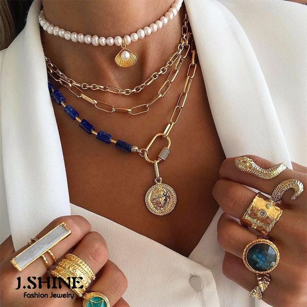 jshine 4pcs/set bohemian layered simulated pearl portrait coin pendant choker gem stone necklace boho handmade beaded necklaces, Silver
jshine 4pcs/set bohemian layered simulated pearl portrait coin pendant choker gem stone necklace boho handmade beaded necklaces, Silver