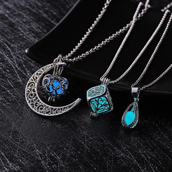 pendant necklaces charms moon star square love heart glow in the dark luminous hollow out water drop necklace glowing locket jewelry gift, Silver
pendant necklaces charms moon star square love heart glow in the dark luminous hollow out water drop necklace glowing locket jewelry gift, Silver