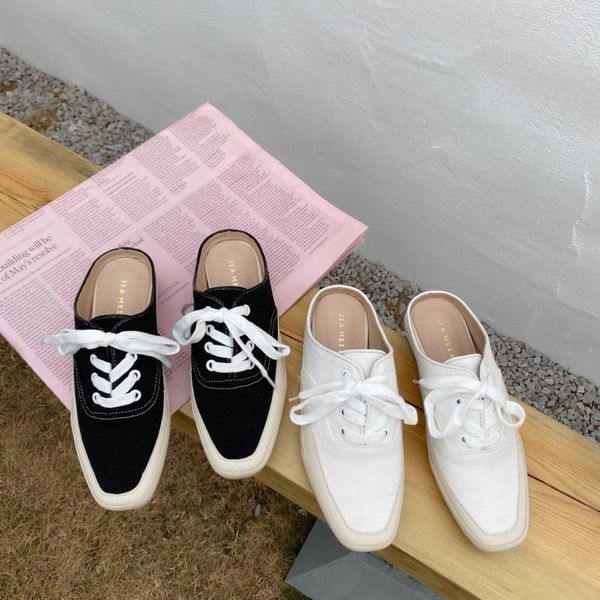 slippers 2021 women mules shoes ulzzang fashion square toe flat brand woman casual slip on slides outside dress beach sandals, Black
slippers 2021 women mules shoes ulzzang fashion square toe flat brand woman casual slip on slides outside dress beach sandals, Black
