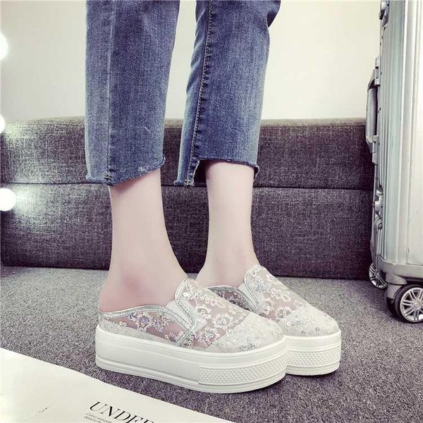 slippers female summer fashion 2021 outer wear lazy net surface sponge cake thick bottom baotou sandals and, Black
slippers female summer fashion 2021 outer wear lazy net surface sponge cake thick bottom baotou sandals and, Black