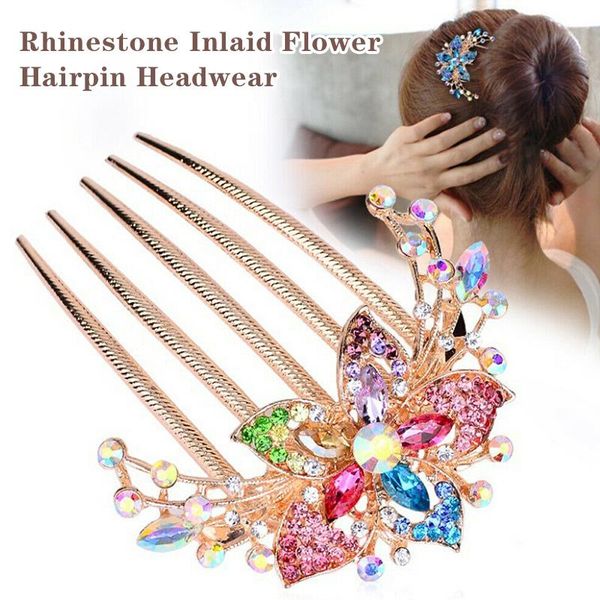 hair clips & barrettes rhinestone inlaid flower comb hairpin colorful headwear women accessory d88 co, Golden;silver
hair clips & barrettes rhinestone inlaid flower comb hairpin colorful headwear women accessory d88 co, Golden;silver