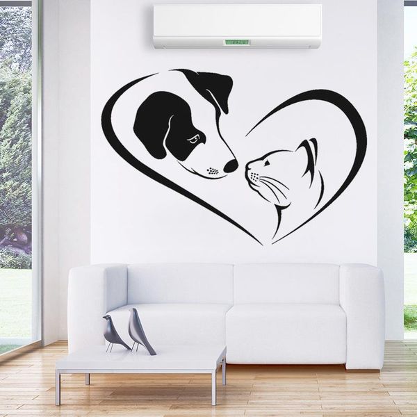 wall stickers dog cat love heart friend animal pets shop veterinary nursery house decor door window decals murals dw10475
wall stickers dog cat love heart friend animal pets shop veterinary nursery house decor door window decals murals dw10475