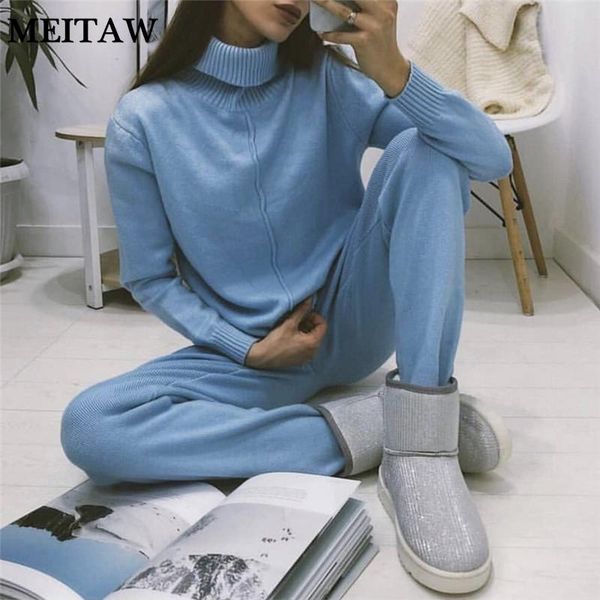women's tracksuits 2021 autumn winter turtleneck sweater 2 pieces set ladies chic knitted pullover sweater pants female jumper women pc, Gray
women's tracksuits 2021 autumn winter turtleneck sweater 2 pieces set ladies chic knitted pullover sweater pants female jumper women pc, Gray