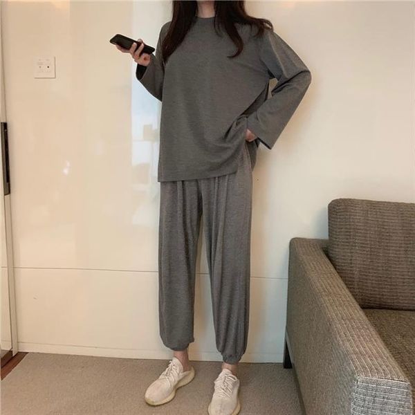home clothes pajamas girls spring women sleepwear summer pyjama femme pijama mujer nightwear gray 2 piece set, Black;red
home clothes pajamas girls spring women sleepwear summer pyjama femme pijama mujer nightwear gray 2 piece set, Black;red