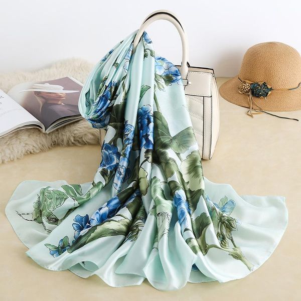 scarves visual axles spring soft silk scarf women designer big florals print shawl foulard femme luxury bandana long wraps bufanda mujer, Blue;gray
scarves visual axles spring soft silk scarf women designer big florals print shawl foulard femme luxury bandana long wraps bufanda mujer, Blue;gray