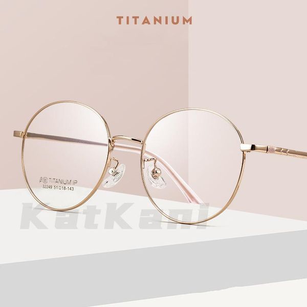 fashion sunglasses frames katkani retro ultra-light pure titanium optical prescription myopia eyeglasses frame for men and women round glass, Black
fashion sunglasses frames katkani retro ultra-light pure titanium optical prescription myopia eyeglasses frame for men and women round glass, Black