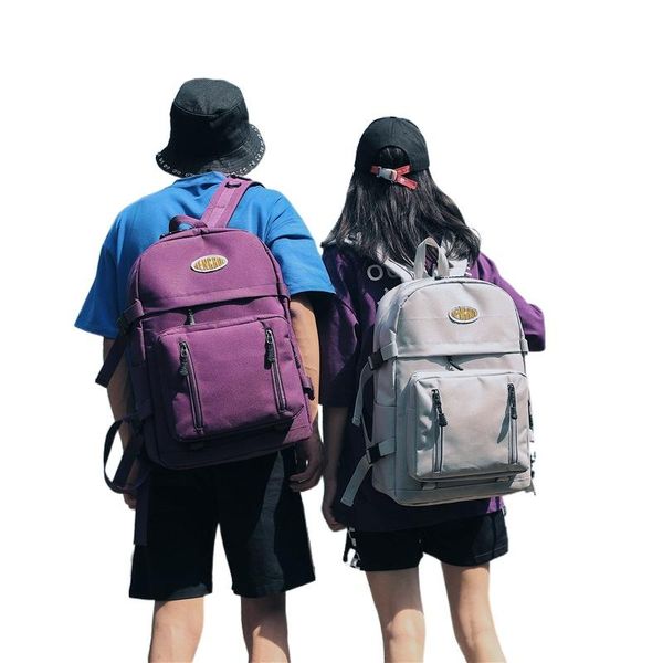 letter embroidery large capacity multi-pocket backpack student travel fashion
letter embroidery large capacity multi-pocket backpack student travel fashion