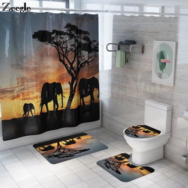bath mats cartoon silhouette elephant shower curtain floor mat set bathroom u-shaped toilet rug and anti-slip foot
bath mats cartoon silhouette elephant shower curtain floor mat set bathroom u-shaped toilet rug and anti-slip foot