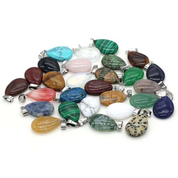 natural stone charms waterdrop pendant rose quartz healing reiki crystal diy necklace earrings women fashion jewelry finding 16x28mm, Bronze;silver
natural stone charms waterdrop pendant rose quartz healing reiki crystal diy necklace earrings women fashion jewelry finding 16x28mm, Bronze;silver
