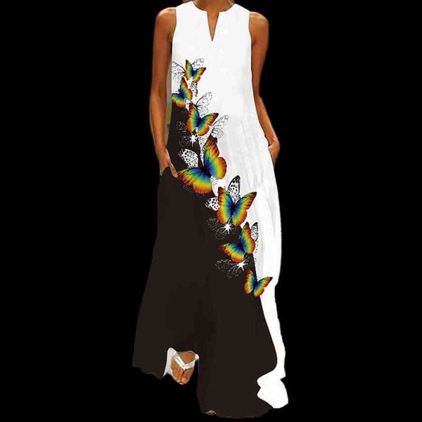 summer womens dress cotton sleeveless long printed v-neck dresses seaside style casual plus size 5xl dress, Black;gray
summer womens dress cotton sleeveless long printed v-neck dresses seaside style casual plus size 5xl dress, Black;gray
