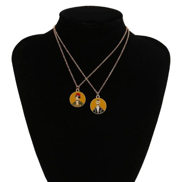 men's and women's ultra-fine chain round card pendants couple jewelry vintage classic lyon portrait layered necklace pendant neckl, Silver
men's and women's ultra-fine chain round card pendants couple jewelry vintage classic lyon portrait layered necklace pendant neckl, Silver
