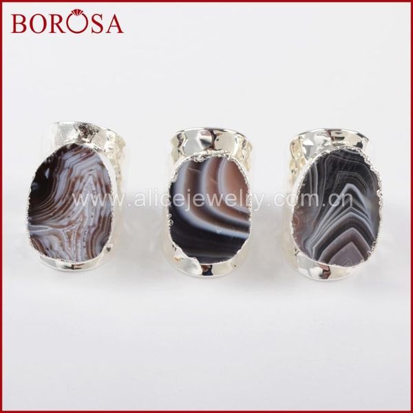 cluster rings borosa arrival silver color natural onyx agates druzy stone open band ring gems for party wholesale s1389, Golden;silver
cluster rings borosa arrival silver color natural onyx agates druzy stone open band ring gems for party wholesale s1389, Golden;silver
