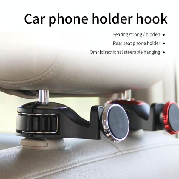 

magnetic car phone holder stands for mobile hook rear seat mount ohone stand magnet support smartphone bracket cell mounts & holders