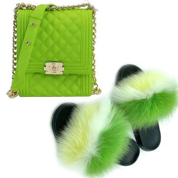 women real fur slippers ladies jelly bag sets shoes girls crossbody purse cute fluffy slides female soft furry sandals, Black
women real fur slippers ladies jelly bag sets shoes girls crossbody purse cute fluffy slides female soft furry sandals, Black