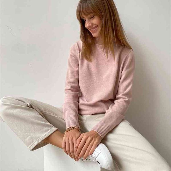 wotwoy casual turtleneck sweater women autumn winter basic long sleeve knitted pullovers oversized solid female 210908, White;black
wotwoy casual turtleneck sweater women autumn winter basic long sleeve knitted pullovers oversized solid female 210908, White;black