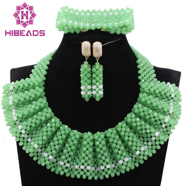 earrings & necklace unique african crystal bib statement set wedding party beads jewelry qw989, Silver
earrings & necklace unique african crystal bib statement set wedding party beads jewelry qw989, Silver