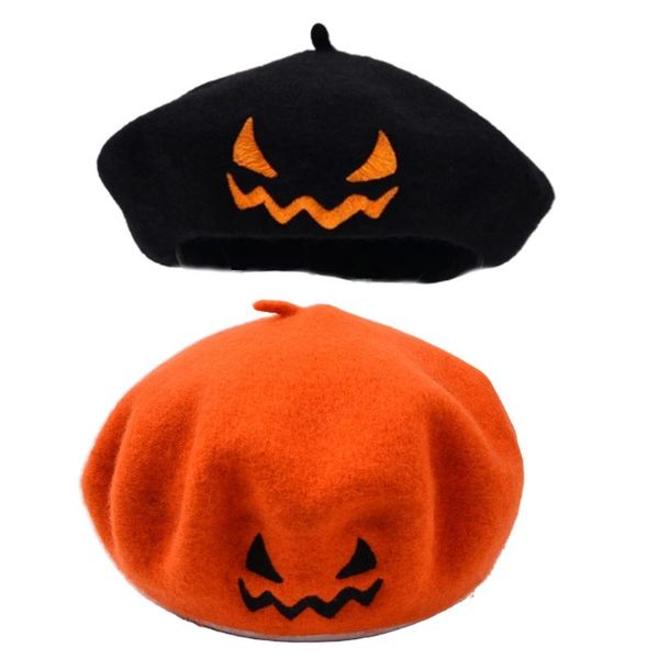 berets retro artist hat halloween pumpkin beret casual classic painter for female, Blue;gray
berets retro artist hat halloween pumpkin beret casual classic painter for female, Blue;gray