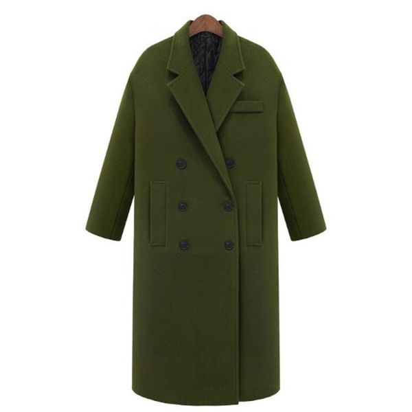 women's wool & blends savabien long coats winter women double breasted coat elegant vintage korean thick warm woolen army green jacket, Black
women's wool & blends savabien long coats winter women double breasted coat elegant vintage korean thick warm woolen army green jacket, Black